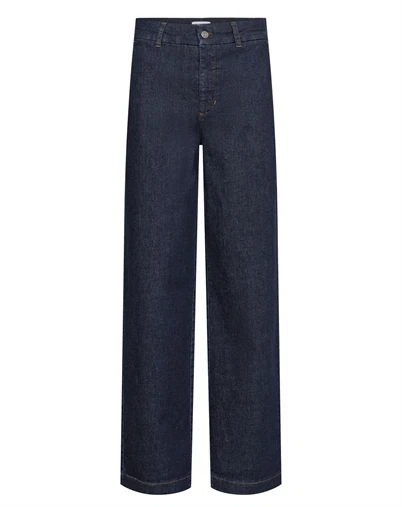 Nümph - NUAmber Wide R3012 Jeans - Dark Blue Denim 